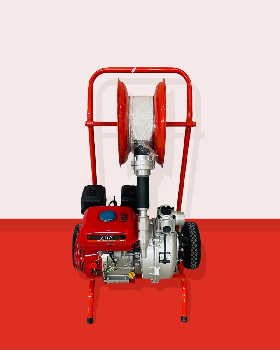 Τροχήλατη Αντλία Πυρόσβεσης Βενζίνης 6,5Hp | Zita HP15 1 1/2" Είσοδος/Έξοδος